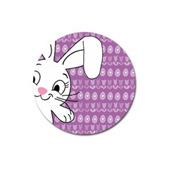 Easter Bunny  Magnet 3  (round) by Valentinaart