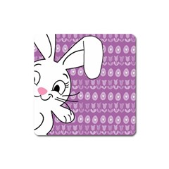 Easter Bunny  Square Magnet by Valentinaart