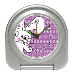 Easter Bunny  Travel Alarm Clocks by Valentinaart