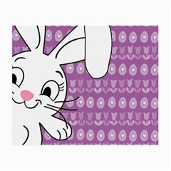 Easter Bunny  Small Glasses Cloth (2-side) by Valentinaart