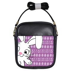 Easter Bunny  Girls Sling Bags by Valentinaart