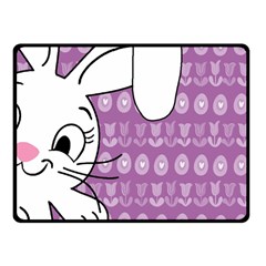 Easter Bunny  Fleece Blanket (small) by Valentinaart