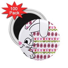 Easter Bunny  2 25  Magnets (100 Pack)  by Valentinaart