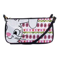 Easter Bunny  Shoulder Clutch Bags by Valentinaart