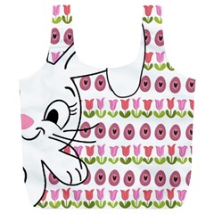 Easter Bunny  Full Print Recycle Bags (l)  by Valentinaart