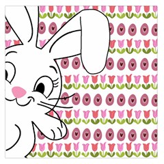 Easter Bunny  Large Satin Scarf (square) by Valentinaart