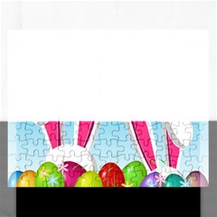 Easter Bunny  Rectangular Jigsaw Puzzl by Valentinaart