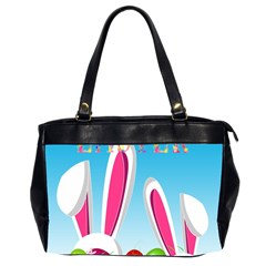 Easter Bunny  Office Handbags (2 Sides)  by Valentinaart