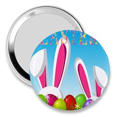 Easter Bunny  3  Handbag Mirrors by Valentinaart