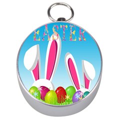 Easter Bunny  Silver Compasses