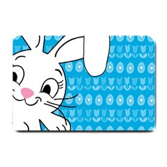 Easter Bunny  Small Doormat  by Valentinaart