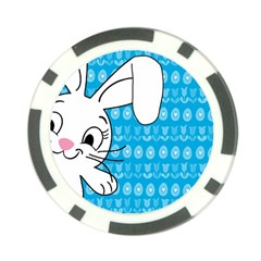 Easter Bunny  Poker Chip Card Guard (10 Pack) by Valentinaart