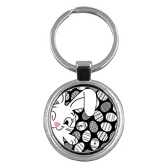 Easter Bunny  Key Chains (round)  by Valentinaart