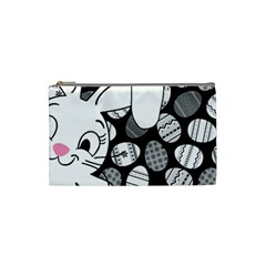 Easter Bunny  Cosmetic Bag (small)  by Valentinaart