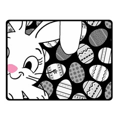 Easter Bunny  Fleece Blanket (small) by Valentinaart