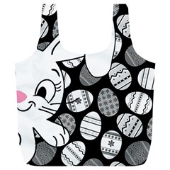 Easter Bunny  Full Print Recycle Bags (l)  by Valentinaart