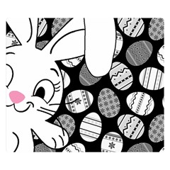 Easter Bunny  Double Sided Flano Blanket (small)  by Valentinaart