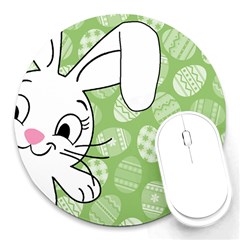 Easter Bunny  Round Mousepads by Valentinaart