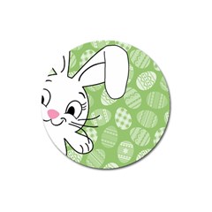 Easter Bunny  Magnet 3  (round) by Valentinaart