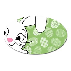 Easter Bunny  Oval Magnet by Valentinaart