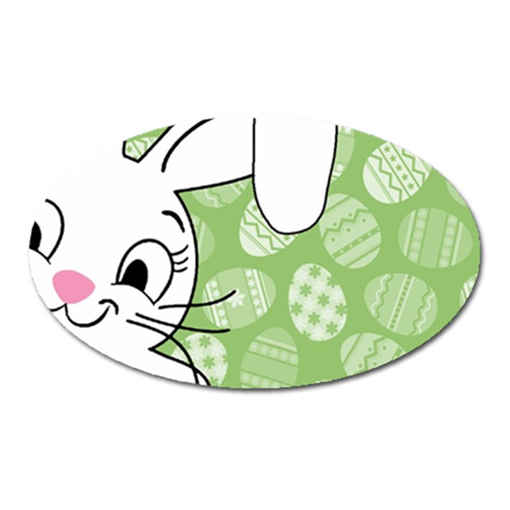 Easter bunny  Oval Magnet