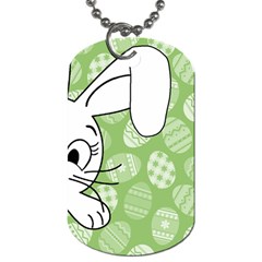 Easter bunny  Dog Tag (One Side)