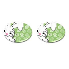 Easter Bunny  Cufflinks (oval) by Valentinaart