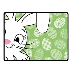 Easter Bunny  Fleece Blanket (small) by Valentinaart