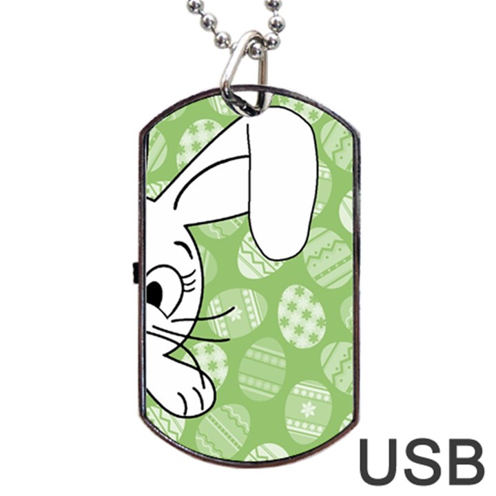 Easter bunny  Dog Tag USB Flash (Two Sides)