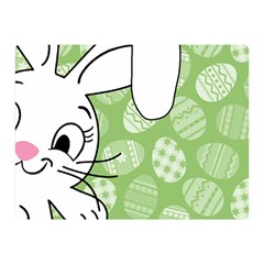 Easter Bunny  Double Sided Flano Blanket (mini)  by Valentinaart