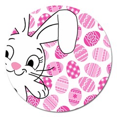 Easter Bunny  Magnet 5  (round) by Valentinaart