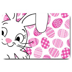 Easter Bunny  Large Doormat  by Valentinaart