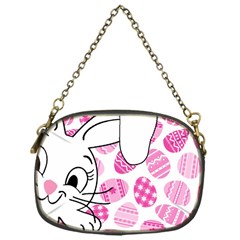 Easter Bunny  Chain Purses (one Side)  by Valentinaart