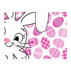 Easter Bunny  Double Sided Flano Blanket (mini)  by Valentinaart