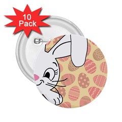 Easter Bunny  2 25  Buttons (10 Pack)  by Valentinaart