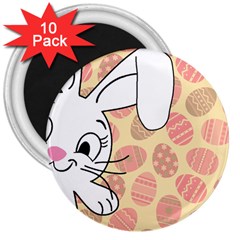 Easter Bunny  3  Magnets (10 Pack)  by Valentinaart