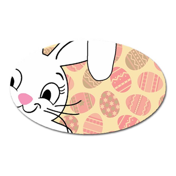 Easter bunny  Oval Magnet