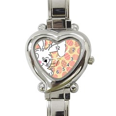 Easter Bunny  Heart Italian Charm Watch by Valentinaart