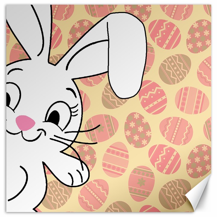 Easter bunny  Canvas 12  x 12  