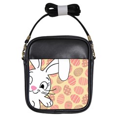 Easter Bunny  Girls Sling Bags by Valentinaart