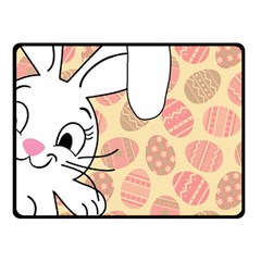 Easter Bunny  Double Sided Fleece Blanket (small)  by Valentinaart