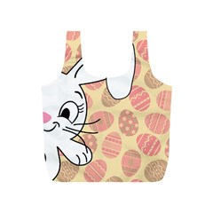 Easter Bunny  Full Print Recycle Bags (s)  by Valentinaart