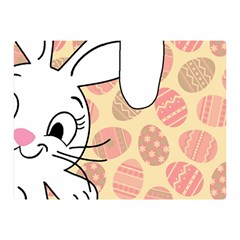 Easter Bunny  Double Sided Flano Blanket (mini)  by Valentinaart