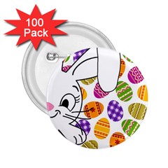 Easter bunny  2.25  Buttons (100 pack) 