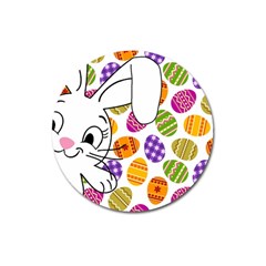 Easter bunny  Magnet 3  (Round)