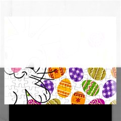 Easter Bunny  Rectangular Jigsaw Puzzl by Valentinaart