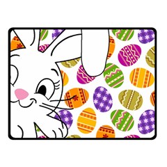 Easter bunny  Double Sided Fleece Blanket (Small) 