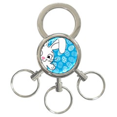 Easter Bunny  3-ring Key Chains by Valentinaart