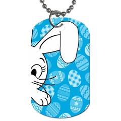 Easter Bunny  Dog Tag (one Side) by Valentinaart