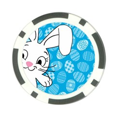 Easter Bunny  Poker Chip Card Guard by Valentinaart